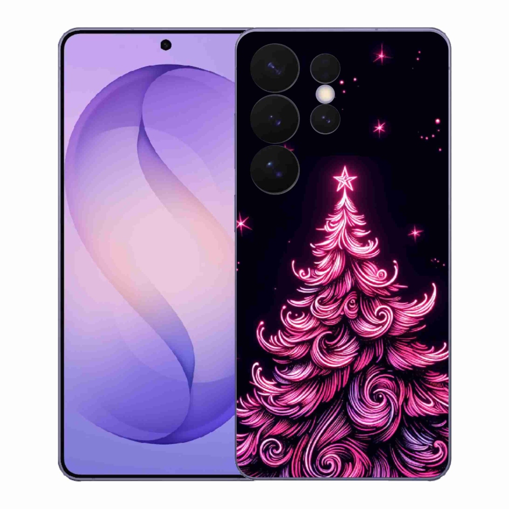 Gelový kryt mmCase na Samsung Galaxy S26 Ultra - neonový vánoční stromek 2