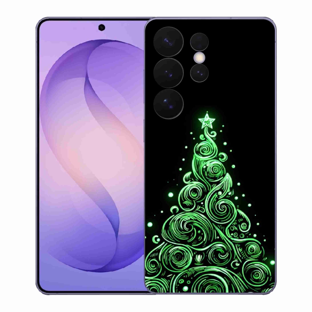Gelový kryt mmCase na Samsung Galaxy S26 Ultra - neonový vánoční stromek 3
