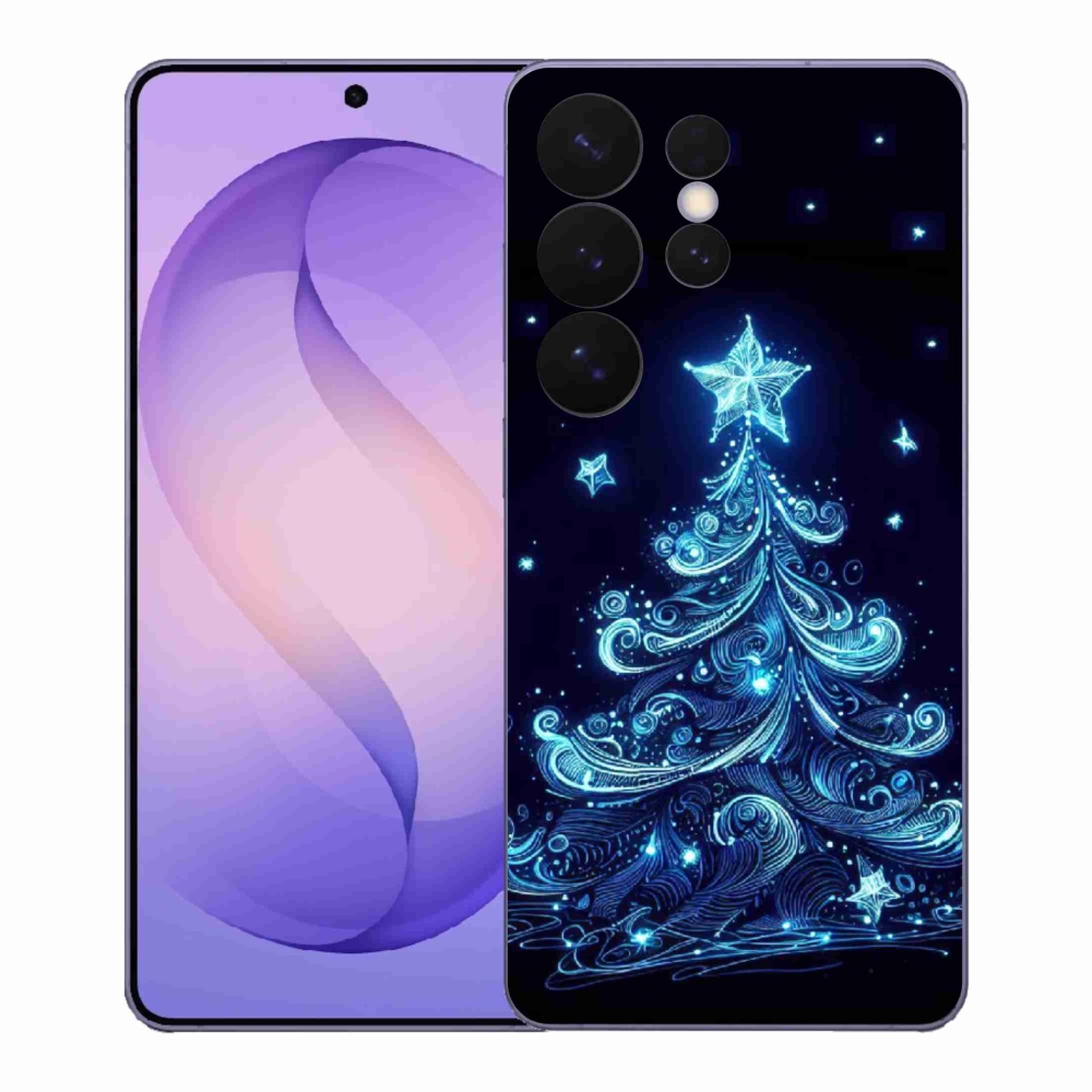 Gelový kryt mmCase na Samsung Galaxy S26 Ultra - neonový vánoční stromek 4