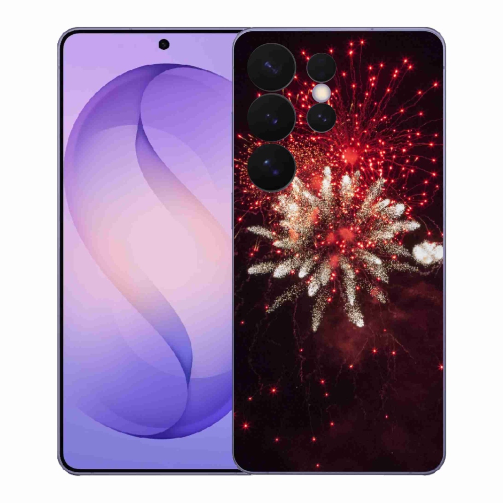 Gelový kryt mmCase na Samsung Galaxy S26 Ultra - ohňostroj