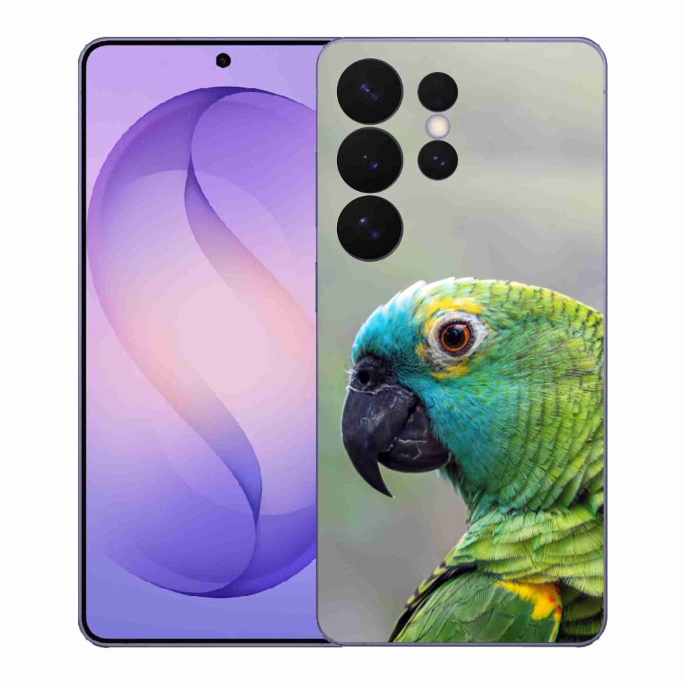 Gelový kryt mmCase na Samsung Galaxy S26 Ultra - papoušek amazoňan