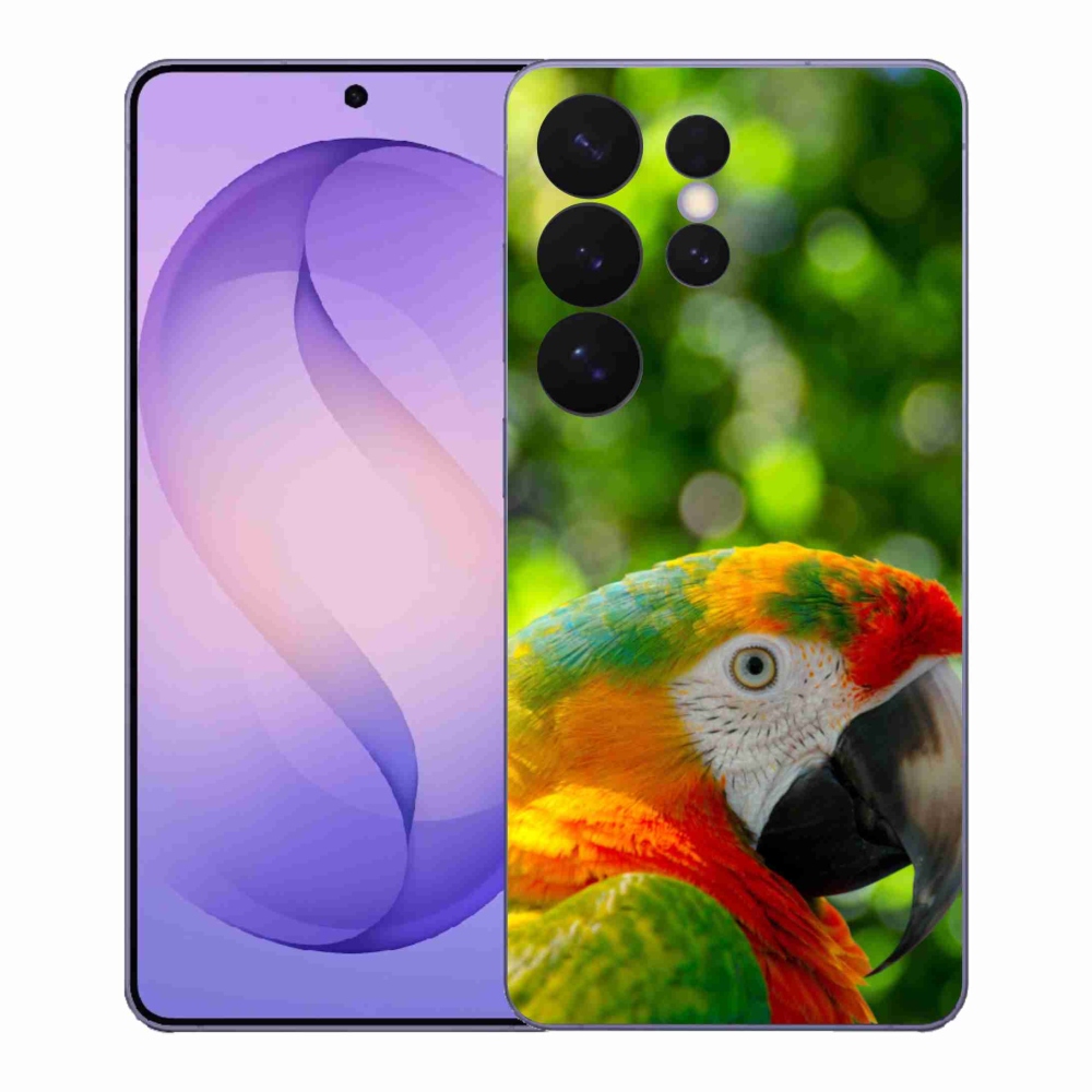 Gelový kryt mmCase na Samsung Galaxy S26 Ultra - papoušek ara 3