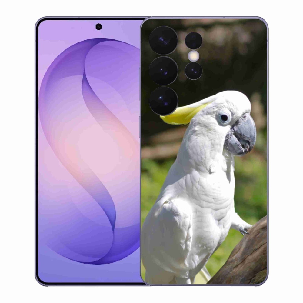 Gelový kryt mmCase na Samsung Galaxy S26 Ultra - papoušek kakadu 2