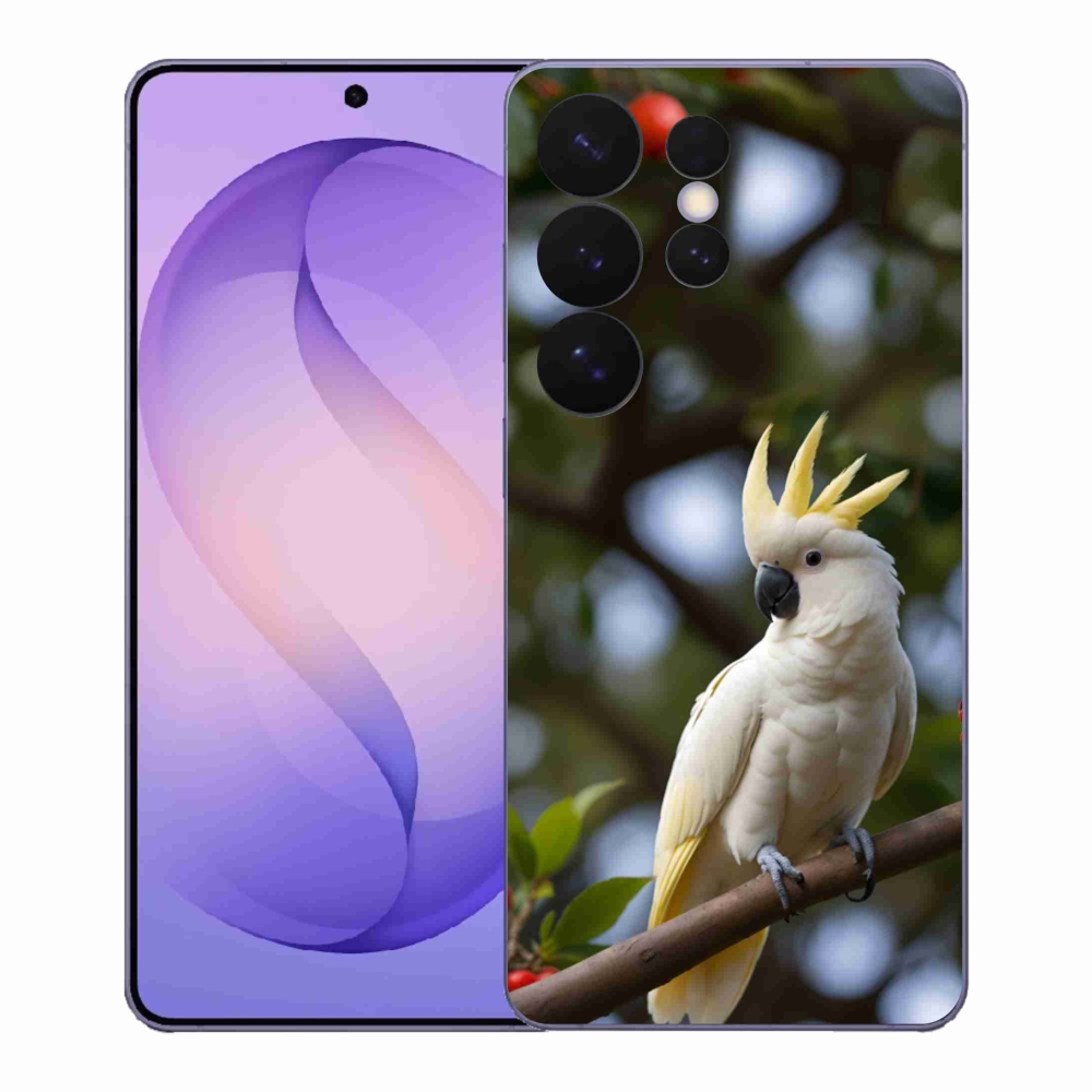 Gelový kryt mmCase na Samsung Galaxy S26 Ultra - papoušek kakadu 3