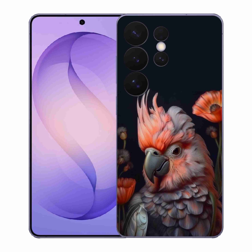 Gelový kryt mmCase na Samsung Galaxy S26 Ultra - papoušek kakadu v barvách