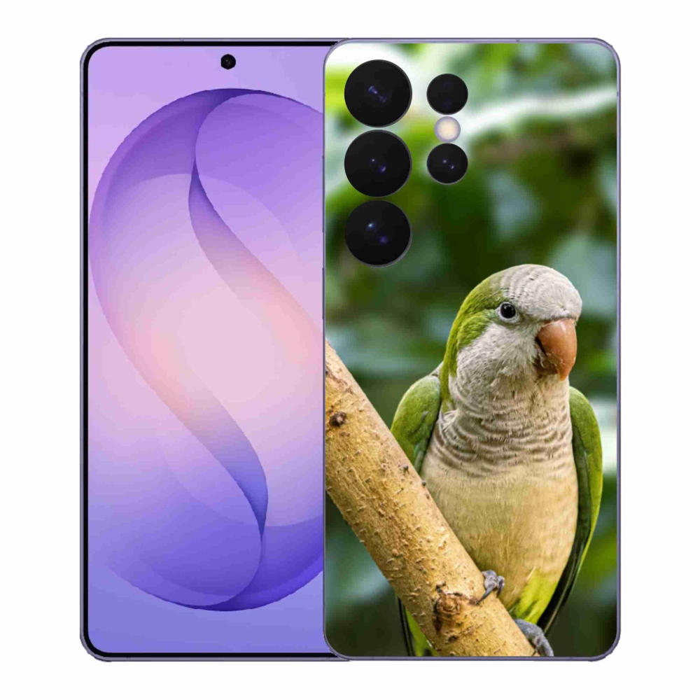 Gelový kryt mmCase na Samsung Galaxy S26 Ultra - papoušek mníšek