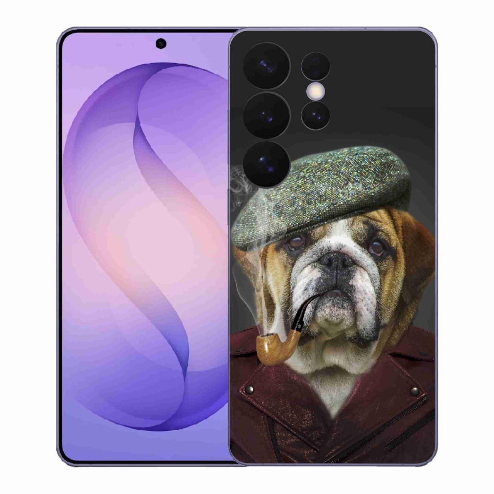 Gelový kryt mmCase na Samsung Galaxy S26 Ultra - pes s fajfkou
