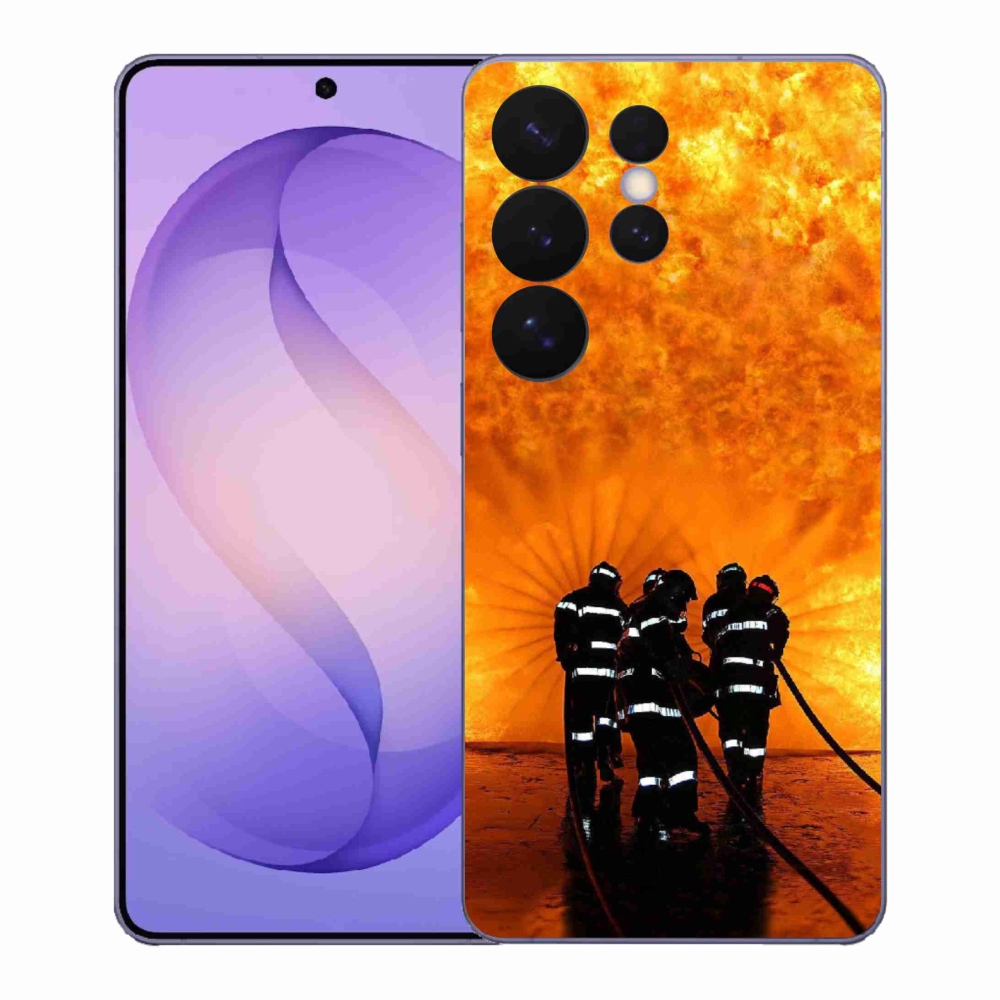 Gelový kryt mmCase na Samsung Galaxy S26 Ultra - požár