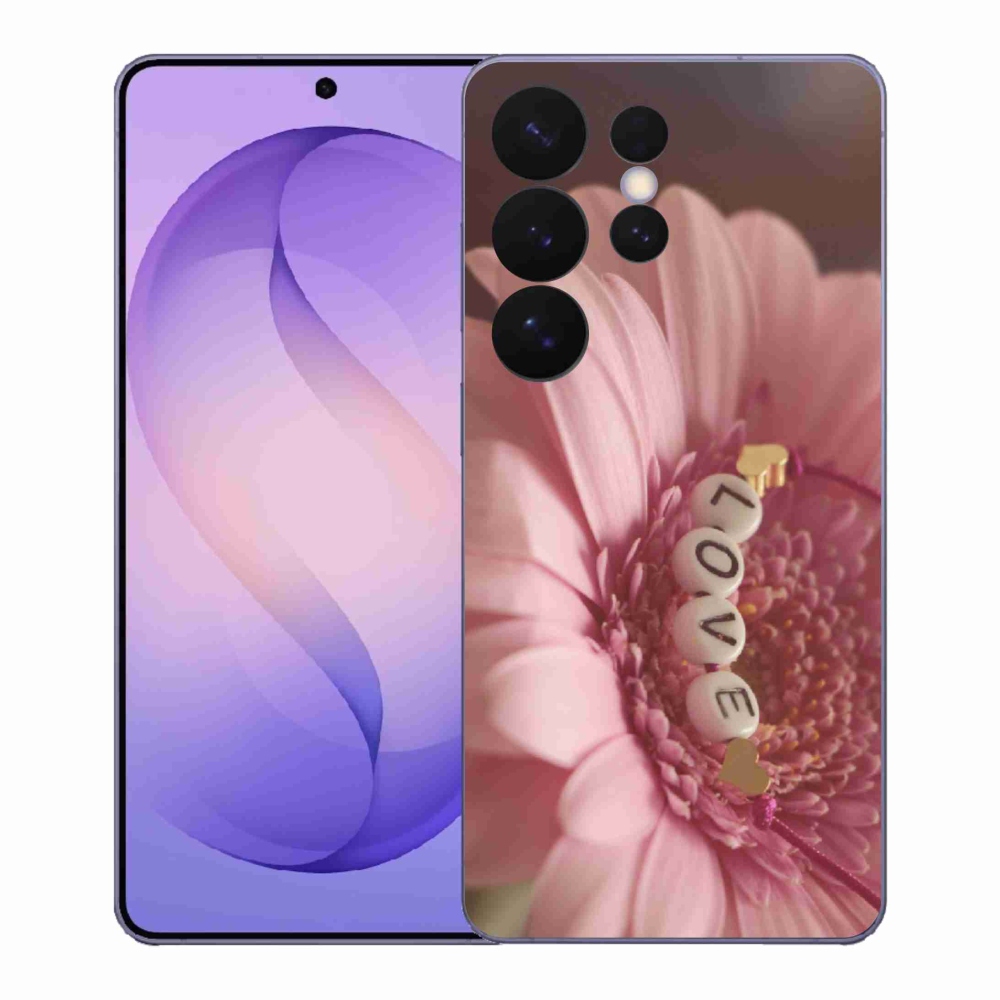 Gelový kryt mmCase na Samsung Galaxy S26 Ultra - přívěsek love