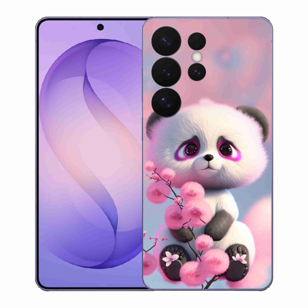 Gelový kryt mmCase na Samsung Galaxy S26 Ultra - roztomilá panda 1