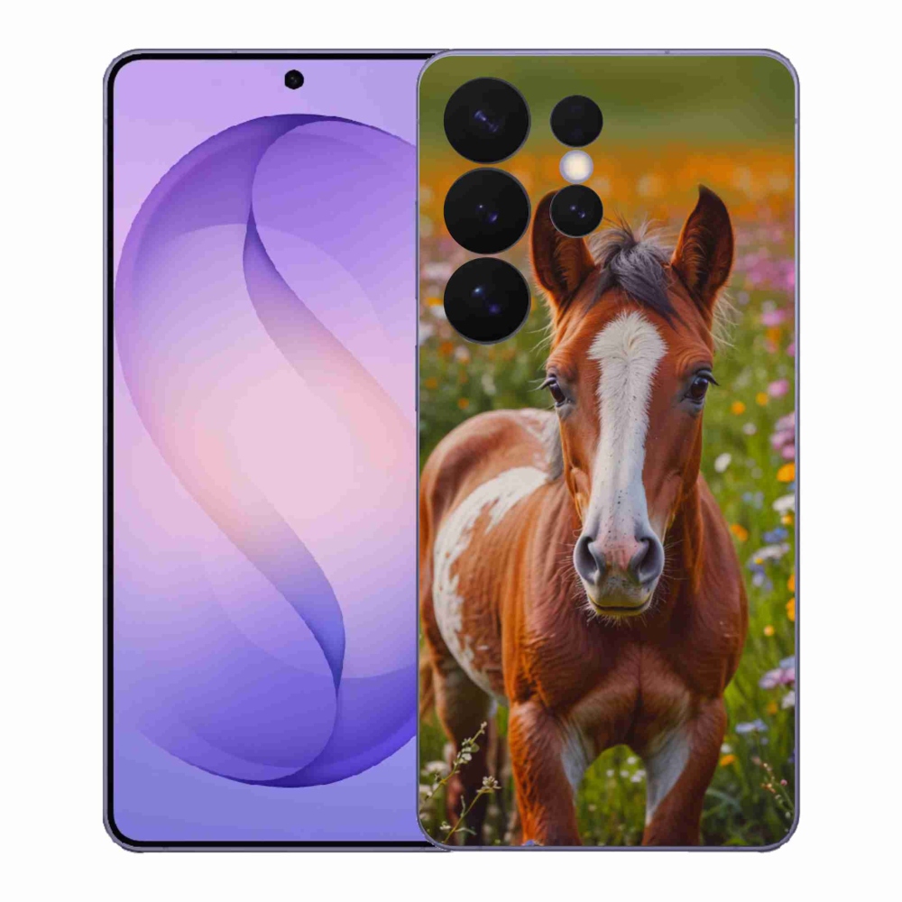 Gelový kryt mmCase na Samsung Galaxy S26 Ultra - roztomilé hříbě