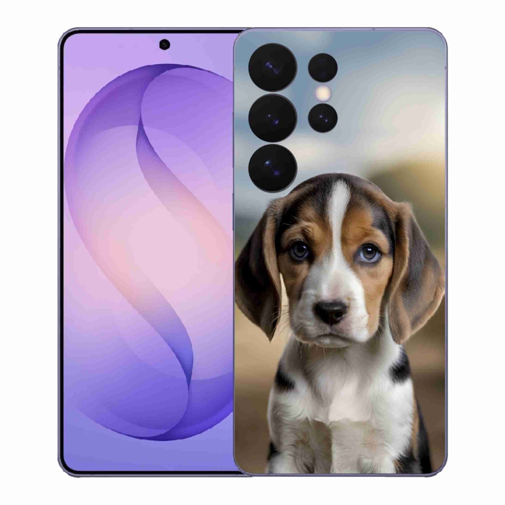 Gelový kryt mmCase na Samsung Galaxy S26 Ultra - roztomilý bígl