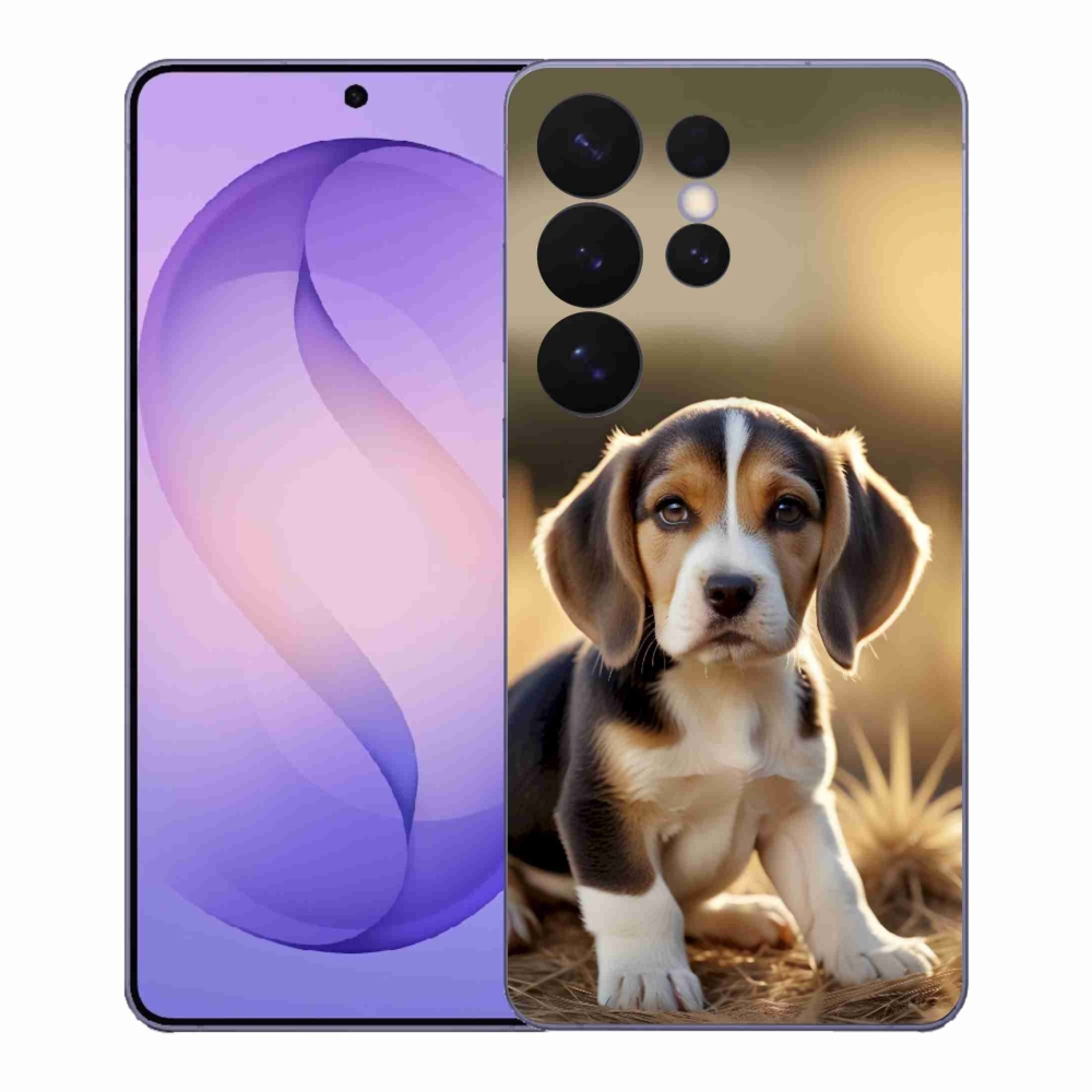 Gelový kryt mmCase na Samsung Galaxy S26 Ultra - roztomilý bígl