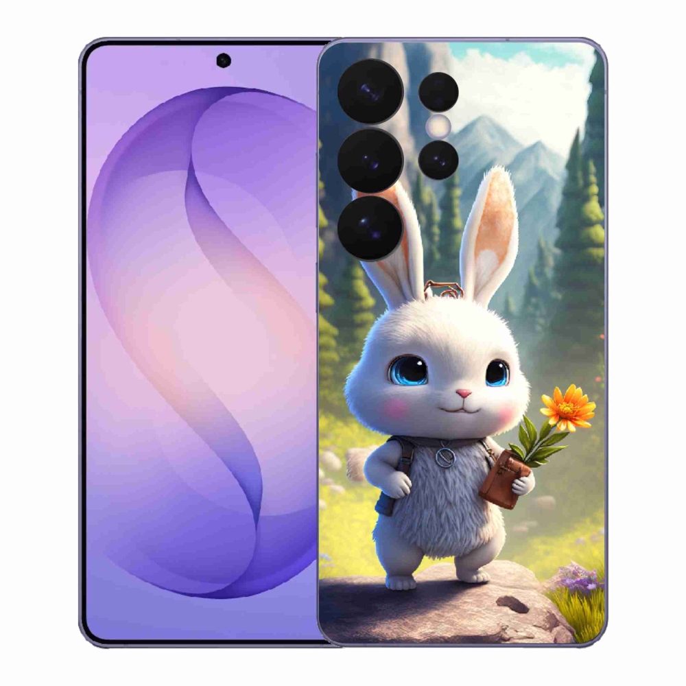 Gelový kryt mmCase na Samsung Galaxy S26 Ultra - roztomilý králíček