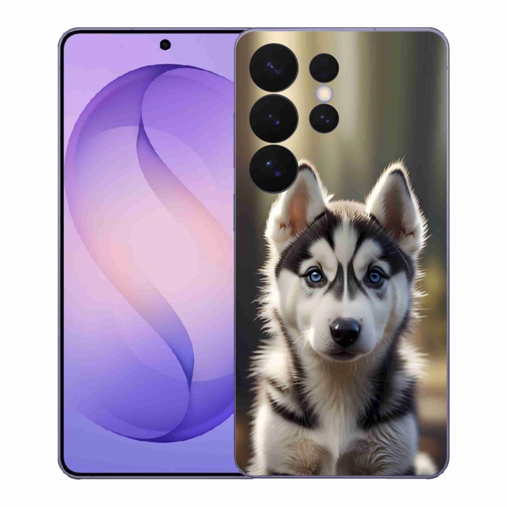 Gelový kryt mmCase na Samsung Galaxy S26 Ultra - roztomilý sibiřský husky