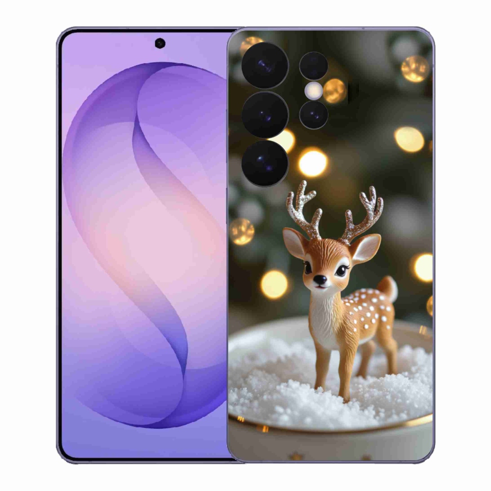 Gelový kryt mmCase na Samsung Galaxy S26 Ultra - roztomilý vánoční jelen