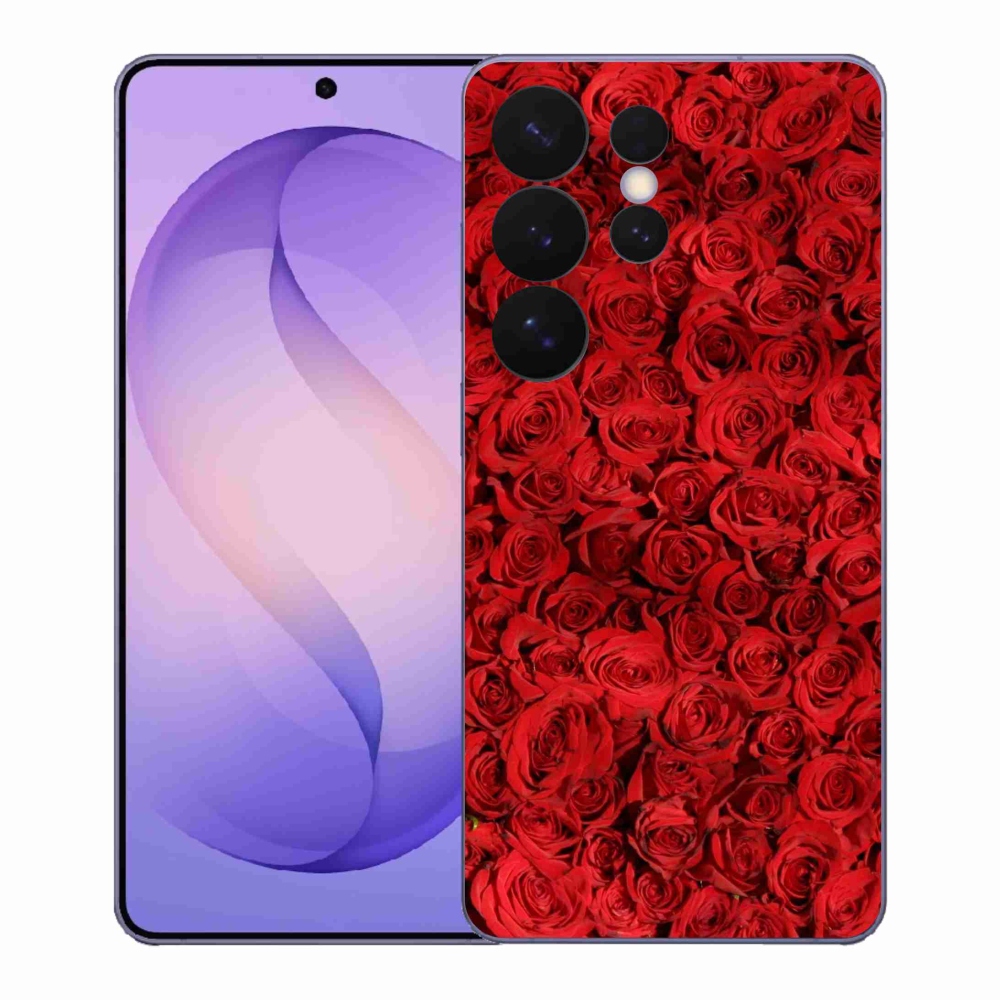 Gelový kryt mmCase na Samsung Galaxy S26 Ultra - růže