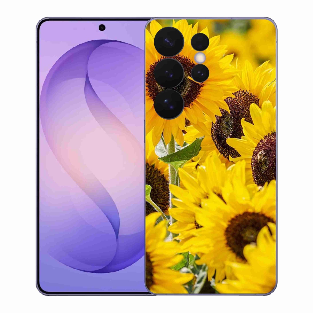 Gelový kryt mmCase na Samsung Galaxy S26 Ultra - slunečnice