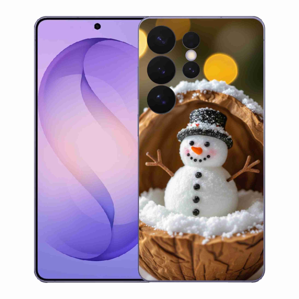 Gelový kryt mmCase na Samsung Galaxy S26 Ultra - sněhulák 4