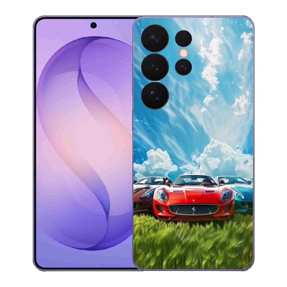 Gelový kryt mmCase na Samsung Galaxy S26 Ultra - sportovní vozy