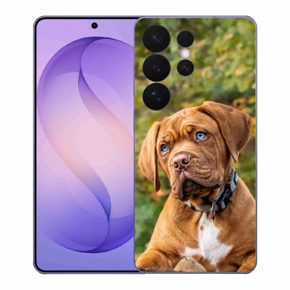 Gelový kryt mmCase na Samsung Galaxy S26 Ultra - štěně 