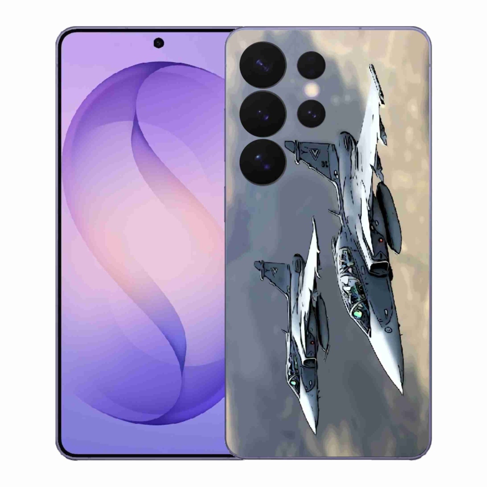 Gelový kryt mmCase na Samsung Galaxy S26 Ultra - stíhačky