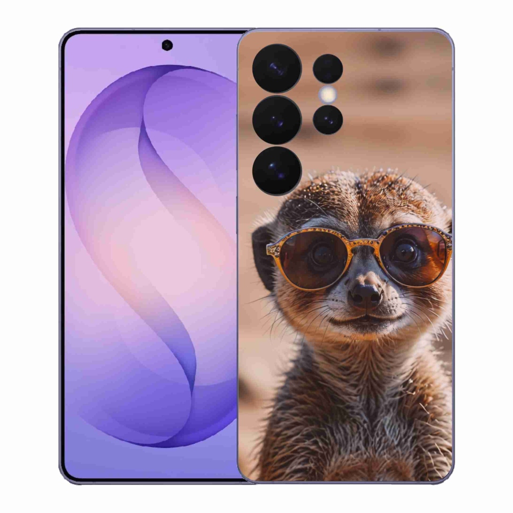 Gelový kryt mmCase na Samsung Galaxy S26 Ultra - stylová surikata