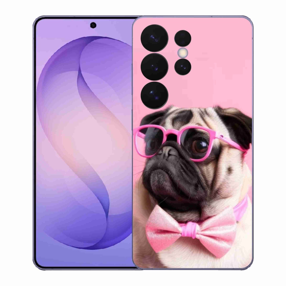 Gelový kryt mmCase na Samsung Galaxy S26 Ultra - stylový mops