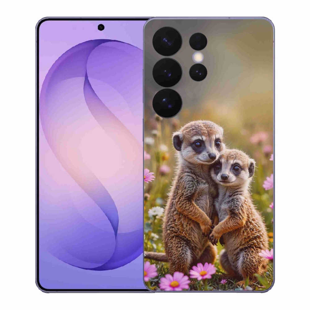 Gelový kryt mmCase na Samsung Galaxy S26 Ultra - surikatí duo