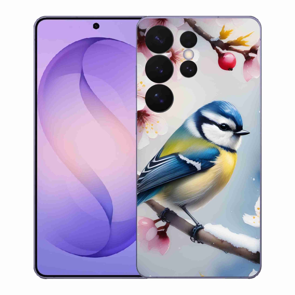 Gelový kryt mmCase na Samsung Galaxy S26 Ultra - sýkorka