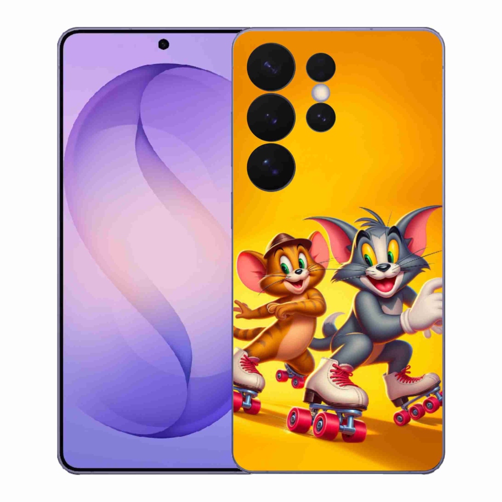 Gelový kryt mmCase na Samsung Galaxy S26 Ultra - tom a jerry