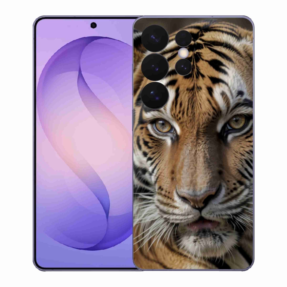 Gelový kryt mmCase na Samsung Galaxy S26 Ultra - tygří pohled