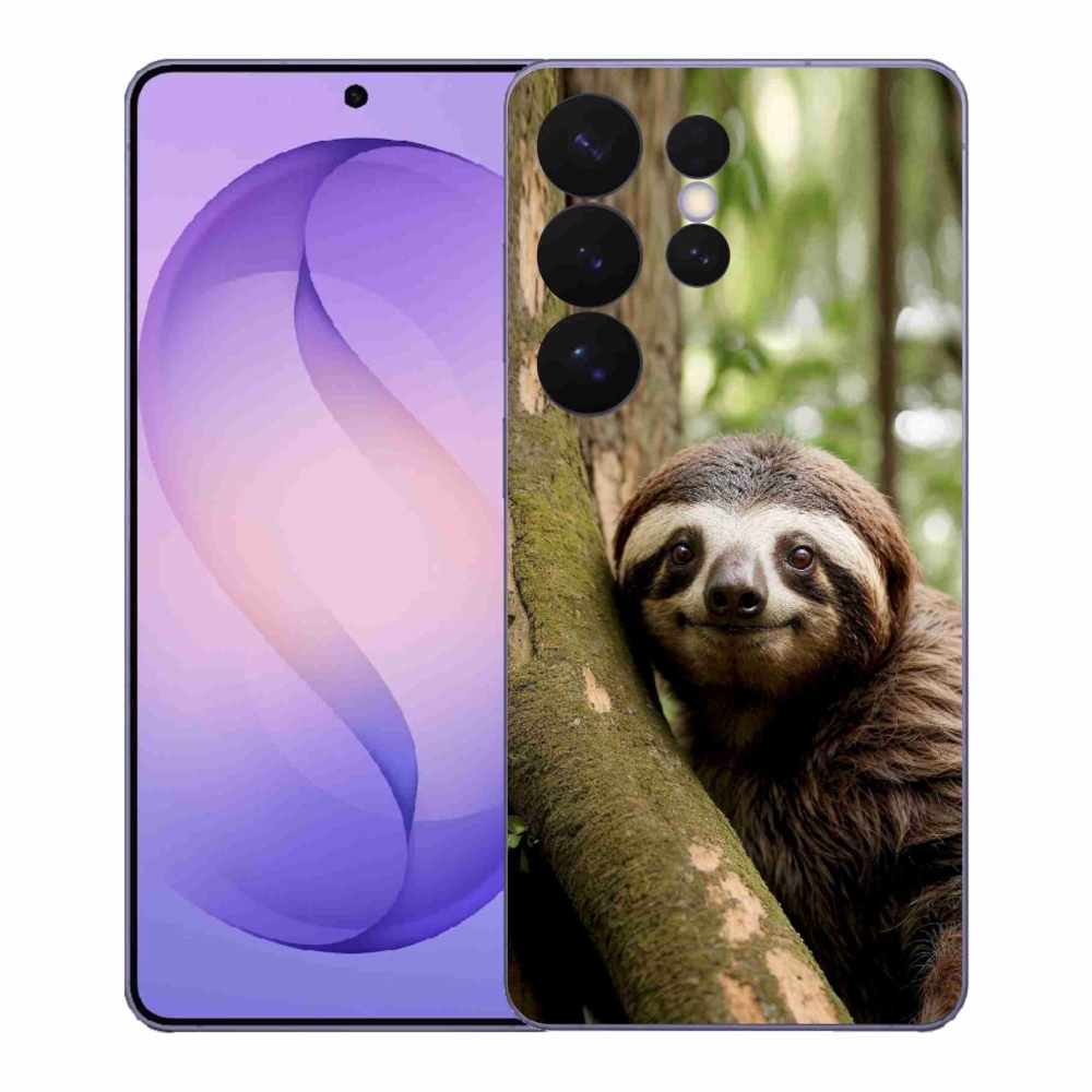 Gelový kryt mmCase na Samsung Galaxy S26 Ultra - usměvavý lenochod