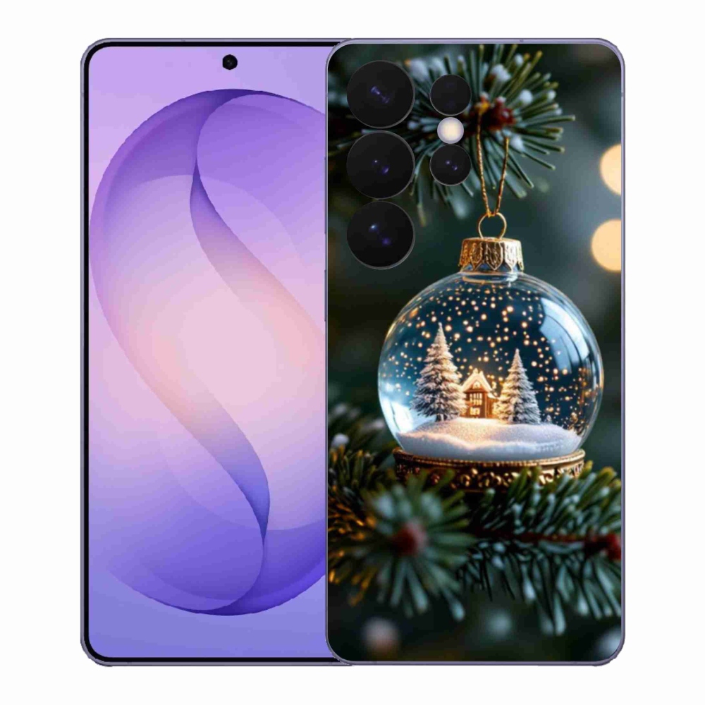 Gelový kryt mmCase na Samsung Galaxy S26 Ultra - vánoční koule 2