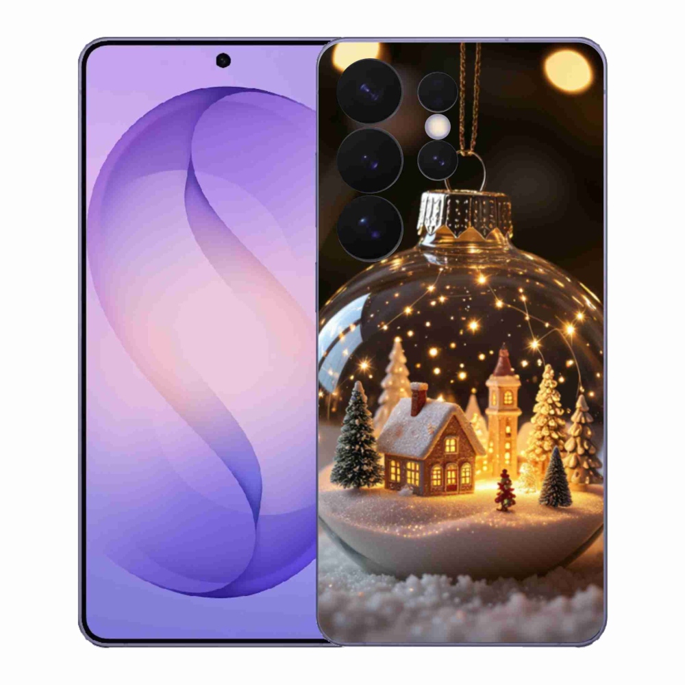 Gelový kryt mmCase na Samsung Galaxy S26 Ultra - vánoční koule 3