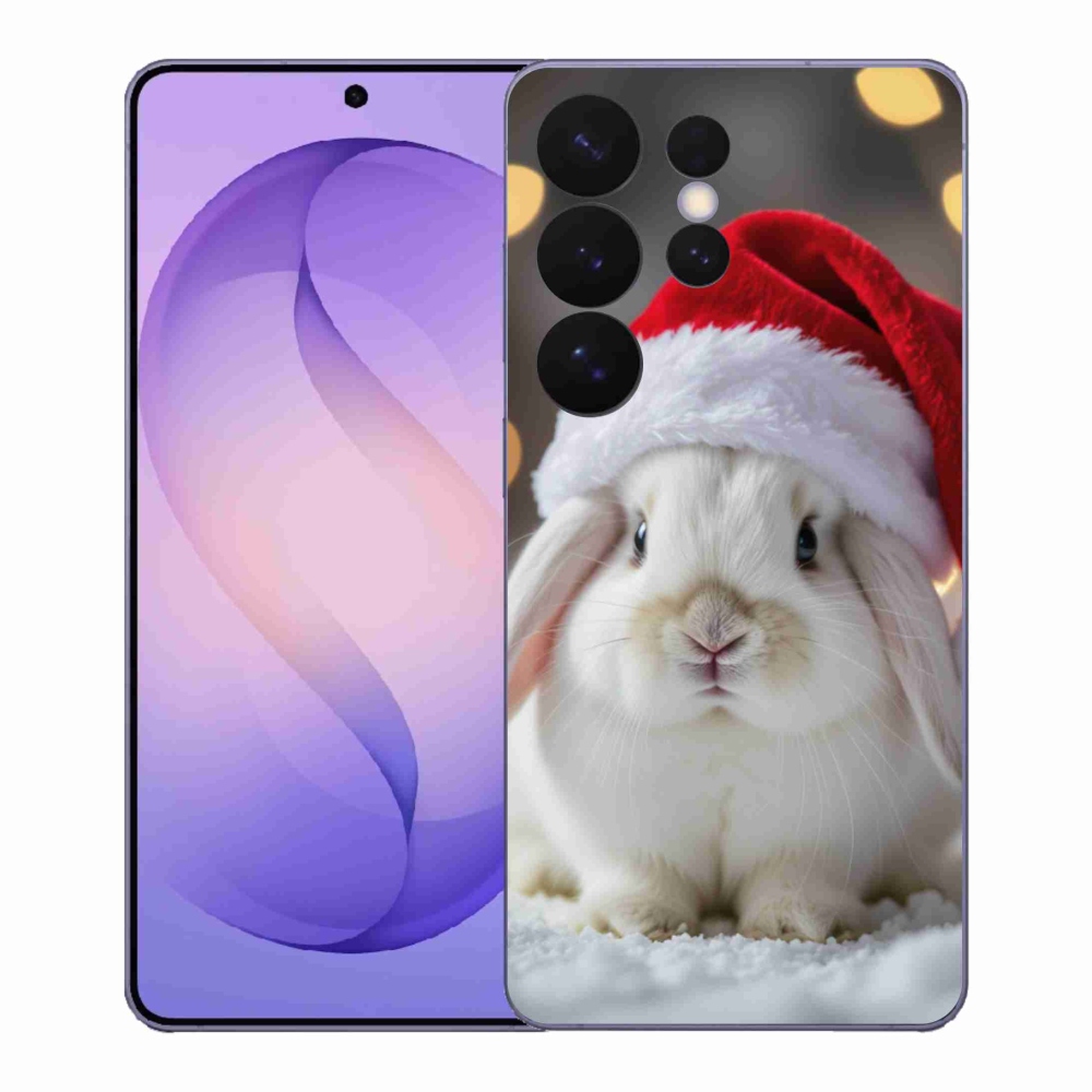 Gelový kryt mmCase na Samsung Galaxy S26 Ultra - vánoční králík