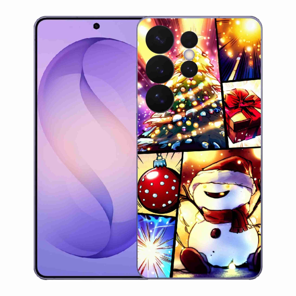 Gelový kryt mmCase na Samsung Galaxy S26 Ultra - vánoční motivy 1