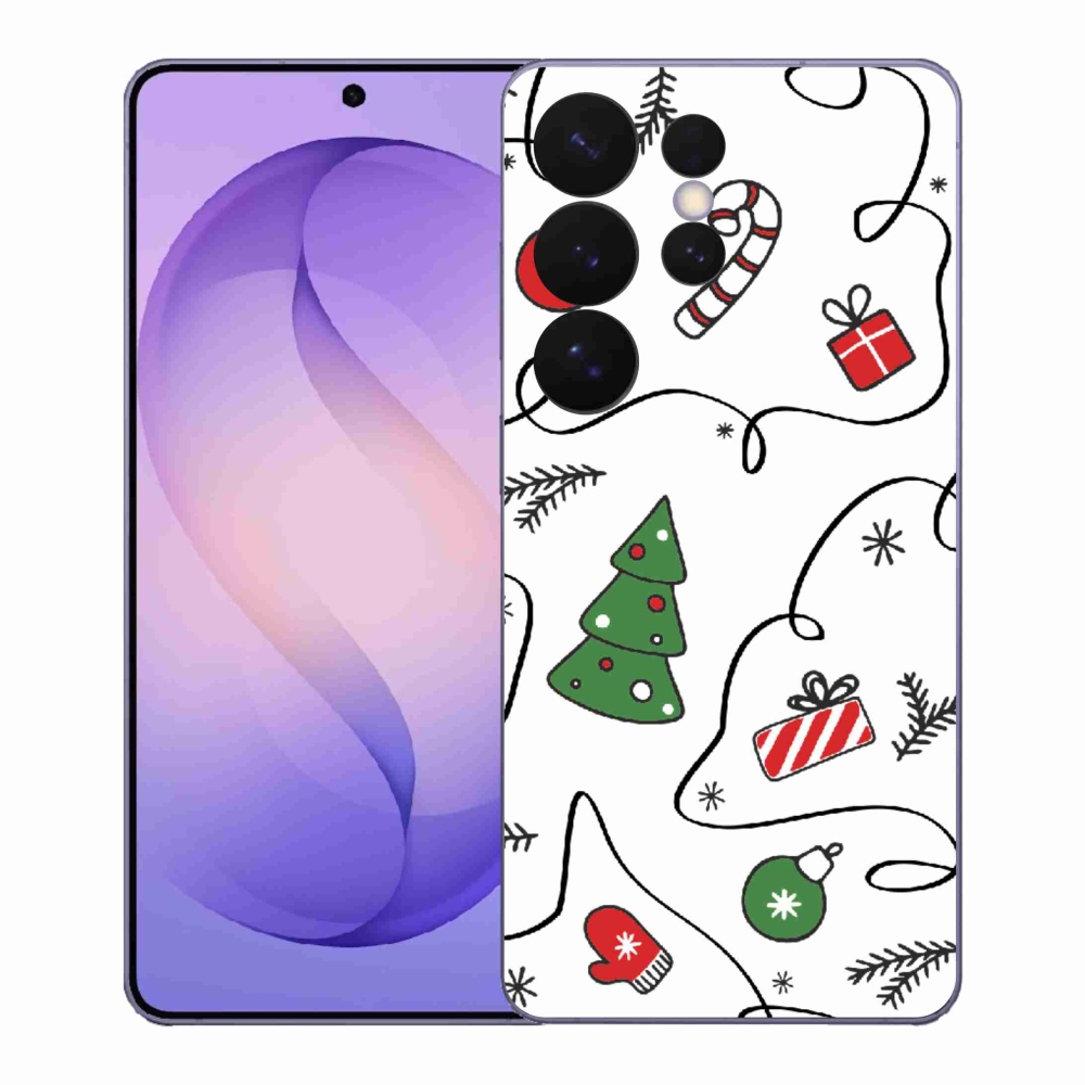 Gelový kryt mmCase na Samsung Galaxy S26 Ultra - vánoční motivy