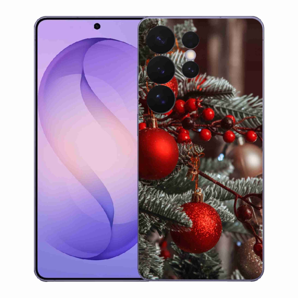 Gelový kryt mmCase na Samsung Galaxy S26 Ultra - vánoční ozdoby 2