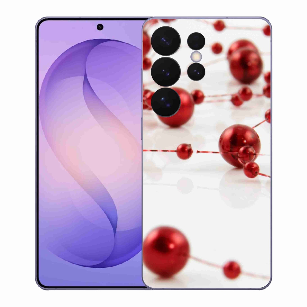 Gelový kryt mmCase na Samsung Galaxy S26 Ultra - vánoční řetěz