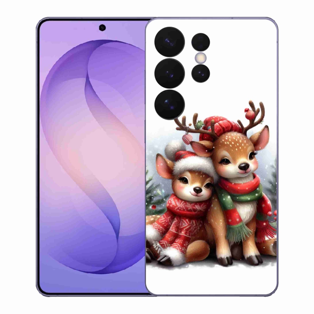 Gelový kryt mmCase na Samsung Galaxy S26 Ultra - vánoční sobi