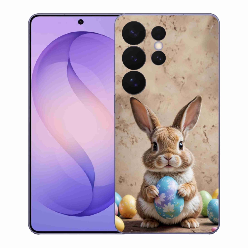 Gelový kryt mmCase na Samsung Galaxy S26 Ultra - velikonoční králíček