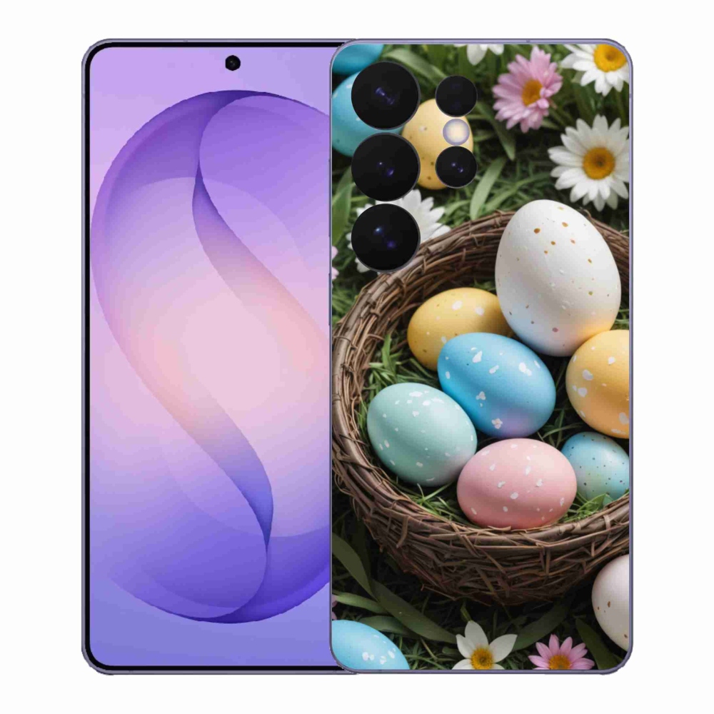 Gelový kryt mmCase na Samsung Galaxy S26 Ultra - velikonoční vajíčka 2