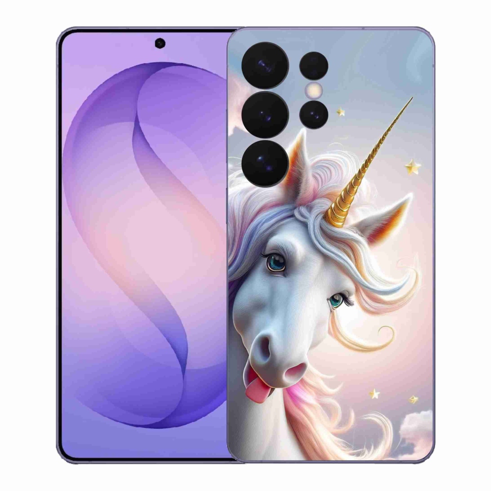 Gelový kryt mmCase na Samsung Galaxy S26 Ultra - veselý jednorožec