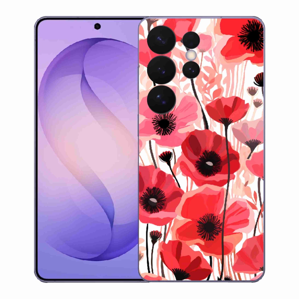 Gelový kryt mmCase na Samsung Galaxy S26 Ultra - vlčí mák 1