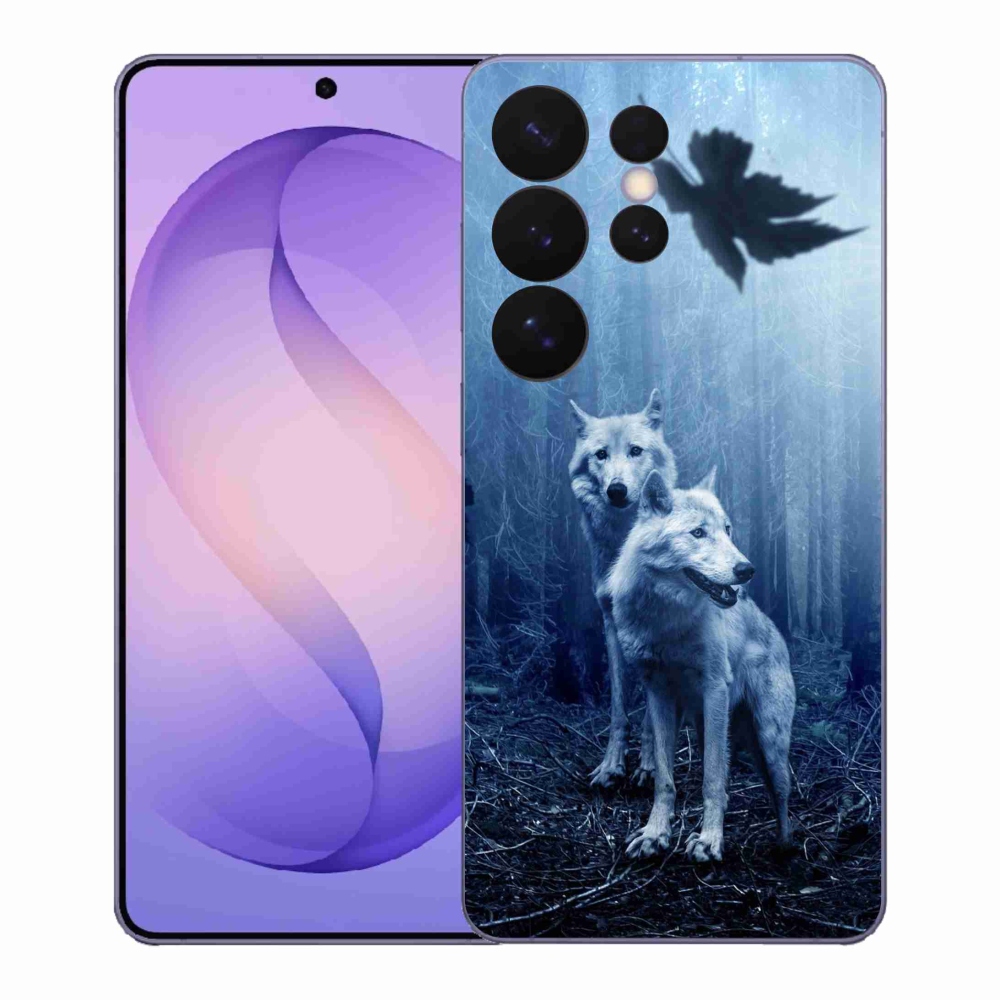 Gelový kryt mmCase na Samsung Galaxy S26 Ultra - vlci v lese