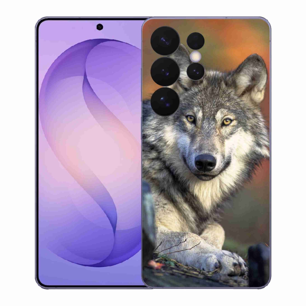 Gelový kryt mmCase na Samsung Galaxy S26 Ultra - vlk
