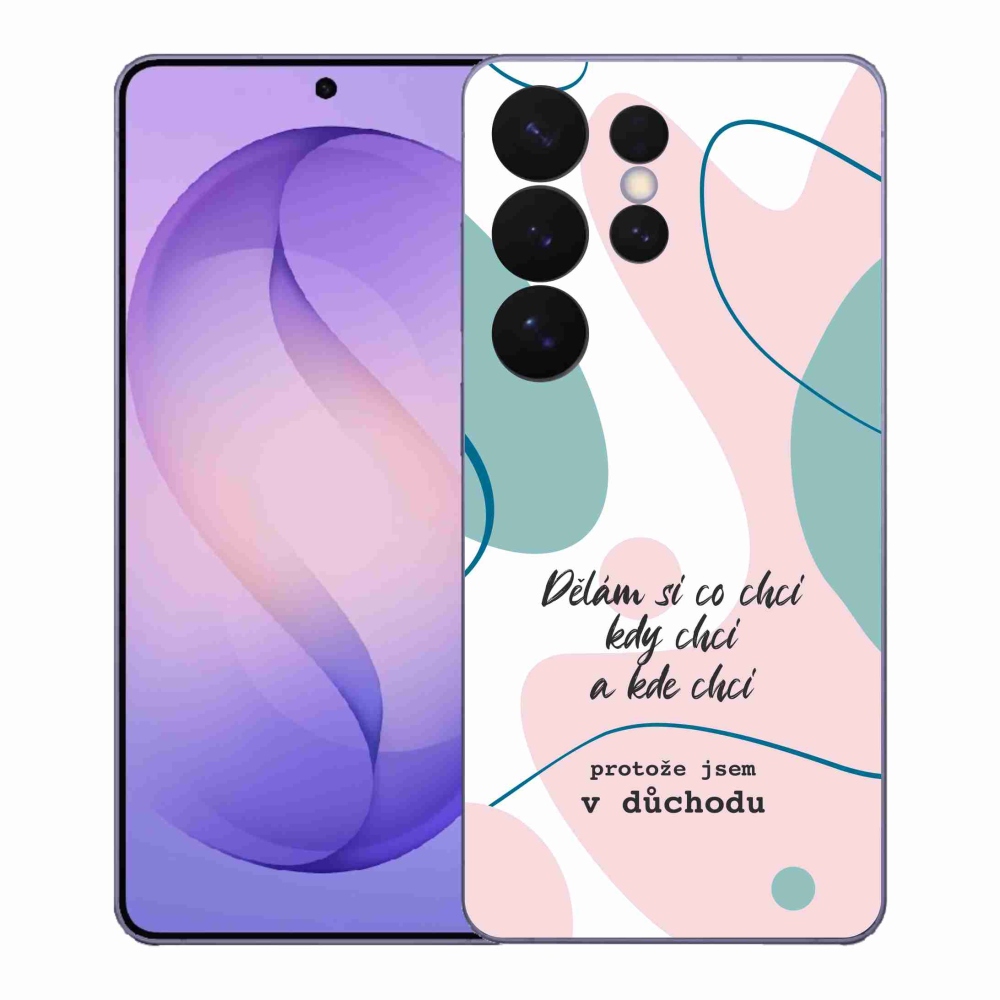 Gelový kryt mmCase na Samsung Galaxy S26 Ultra - vtipný text 10 bílé pozadí