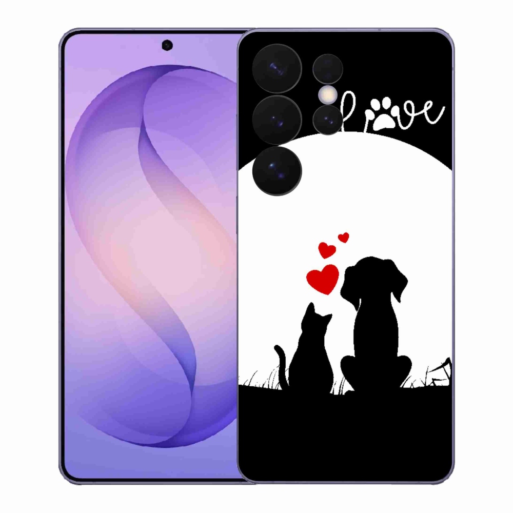Gelový kryt mmCase na Samsung Galaxy S26 Ultra - zvířecí láska