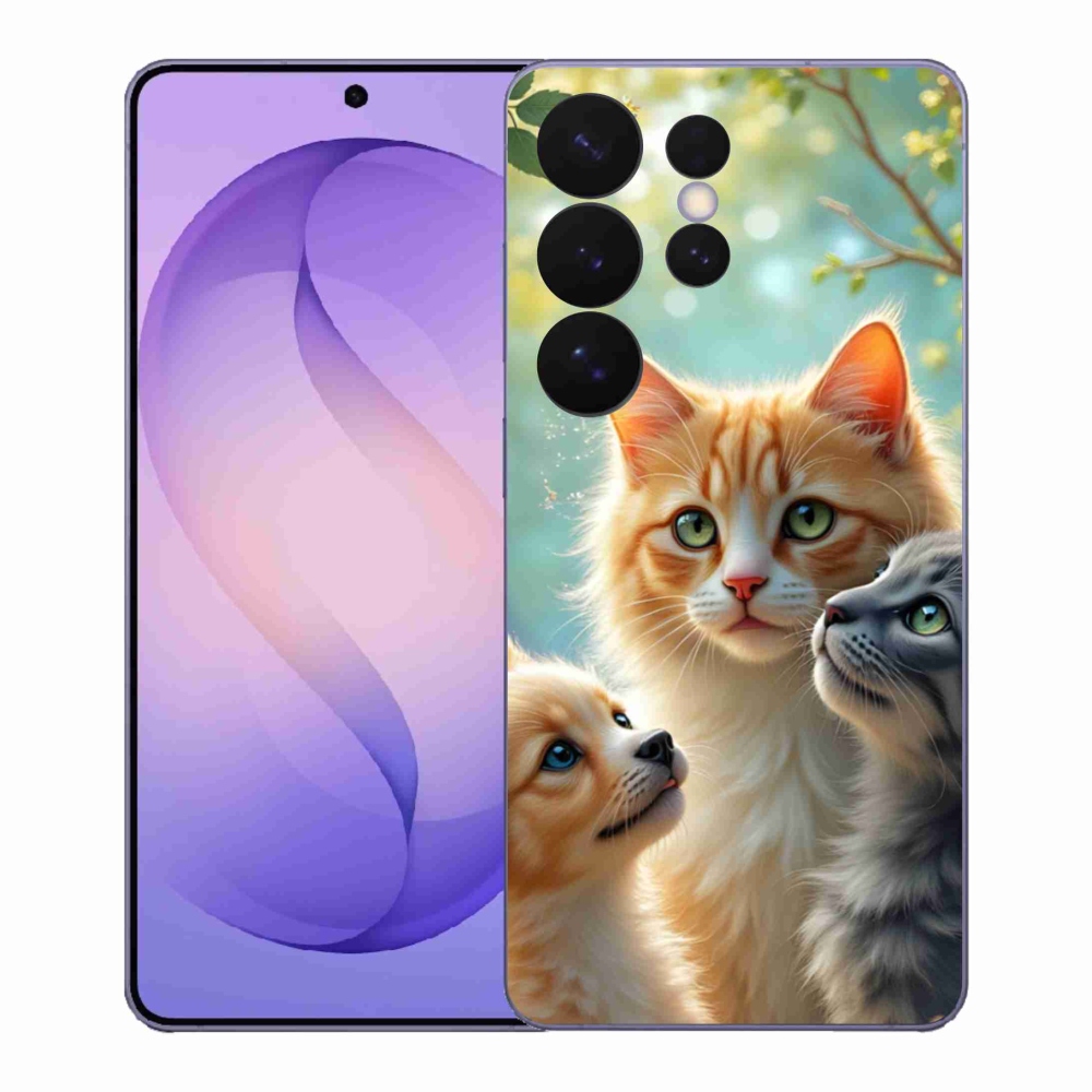 Gelový kryt mmCase na Samsung Galaxy S26 Ultra - zvířecí přátelství 2